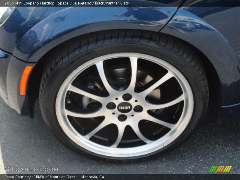 Space Blue Metallic / Black/Panther Black 2006 Mini Cooper S Hardtop