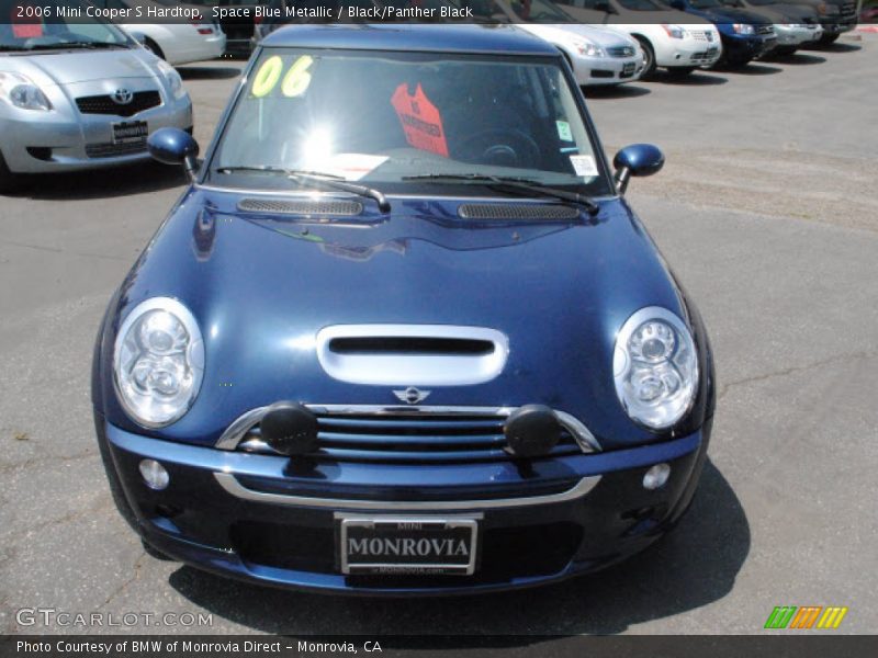 Space Blue Metallic / Black/Panther Black 2006 Mini Cooper S Hardtop