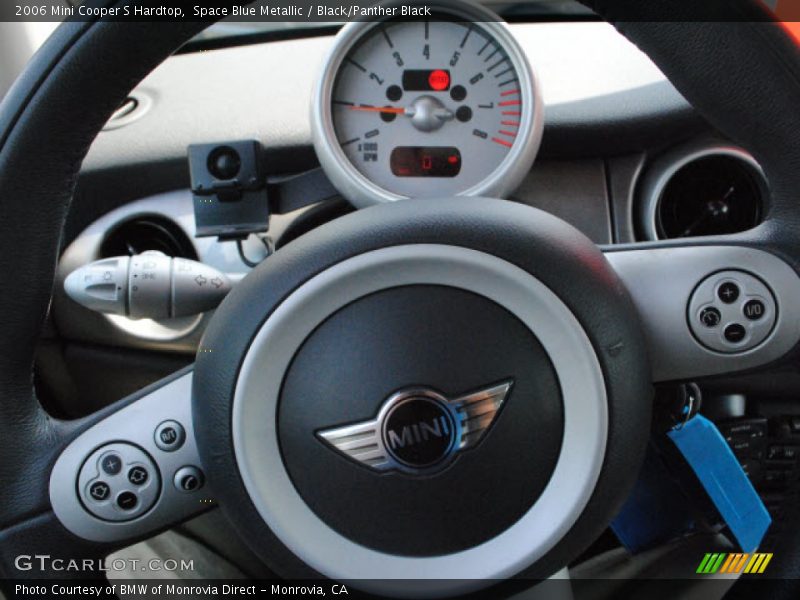 Space Blue Metallic / Black/Panther Black 2006 Mini Cooper S Hardtop