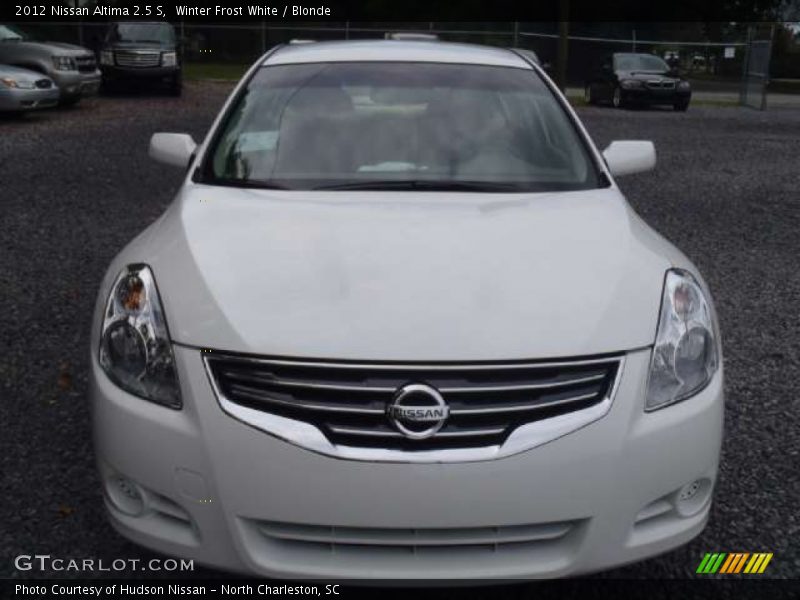 Winter Frost White / Blonde 2012 Nissan Altima 2.5 S