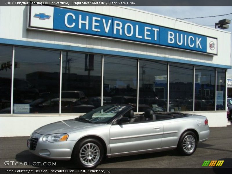 Bright Silver Metallic / Dark Slate Gray 2004 Chrysler Sebring LXi Convertible