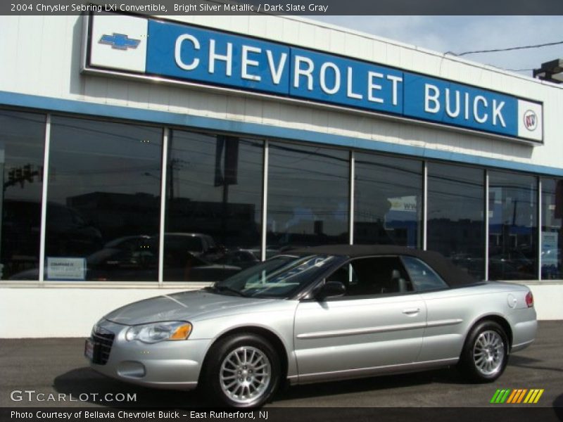 Bright Silver Metallic / Dark Slate Gray 2004 Chrysler Sebring LXi Convertible