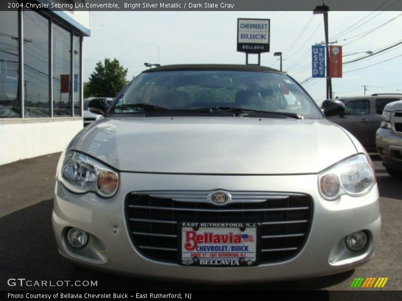 Bright Silver Metallic / Dark Slate Gray 2004 Chrysler Sebring LXi Convertible
