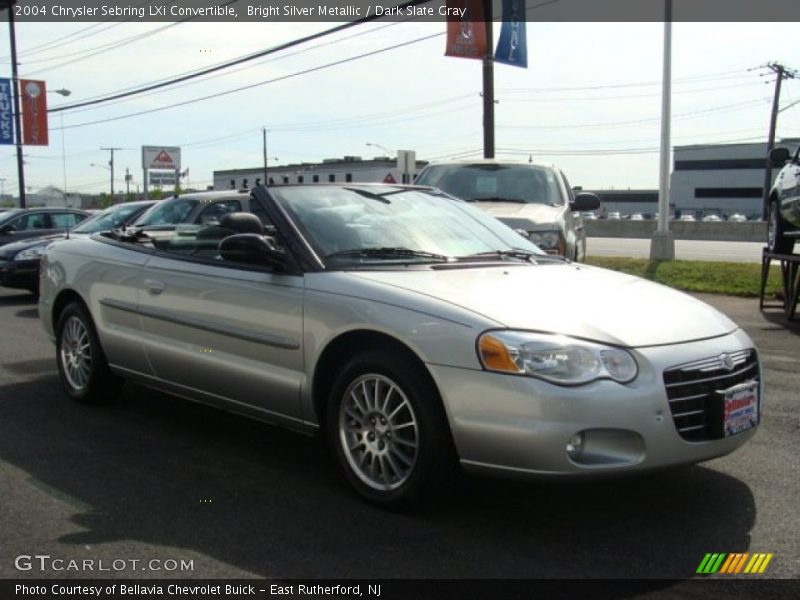 Bright Silver Metallic / Dark Slate Gray 2004 Chrysler Sebring LXi Convertible