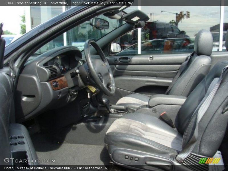 Bright Silver Metallic / Dark Slate Gray 2004 Chrysler Sebring LXi Convertible