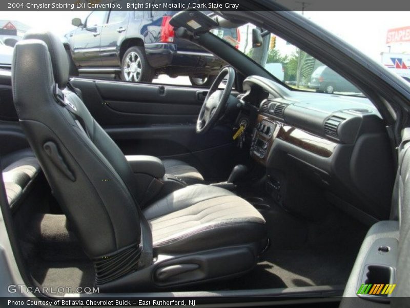 Bright Silver Metallic / Dark Slate Gray 2004 Chrysler Sebring LXi Convertible