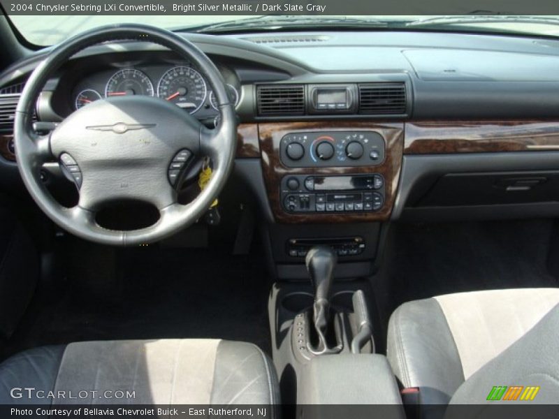 Bright Silver Metallic / Dark Slate Gray 2004 Chrysler Sebring LXi Convertible