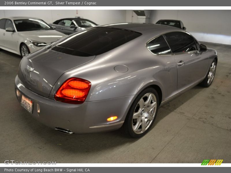Silver Tempest / Cognac 2006 Bentley Continental GT