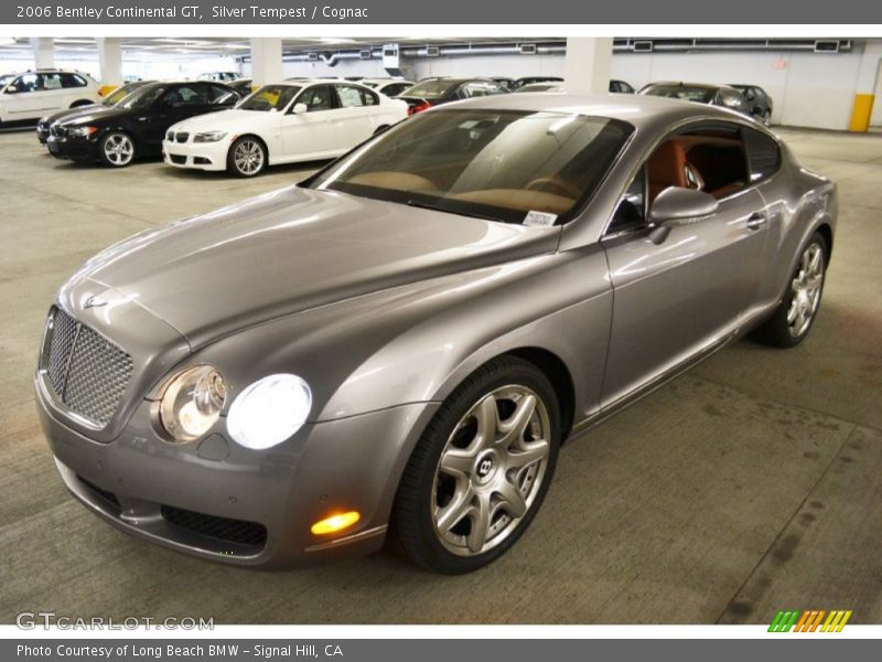 Silver Tempest / Cognac 2006 Bentley Continental GT