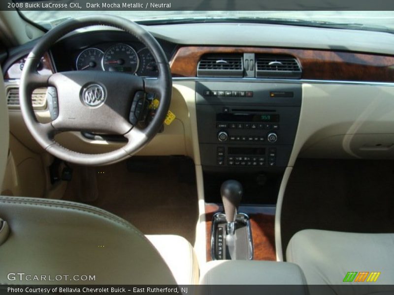 Dark Mocha Metallic / Neutral 2008 Buick LaCrosse CXL