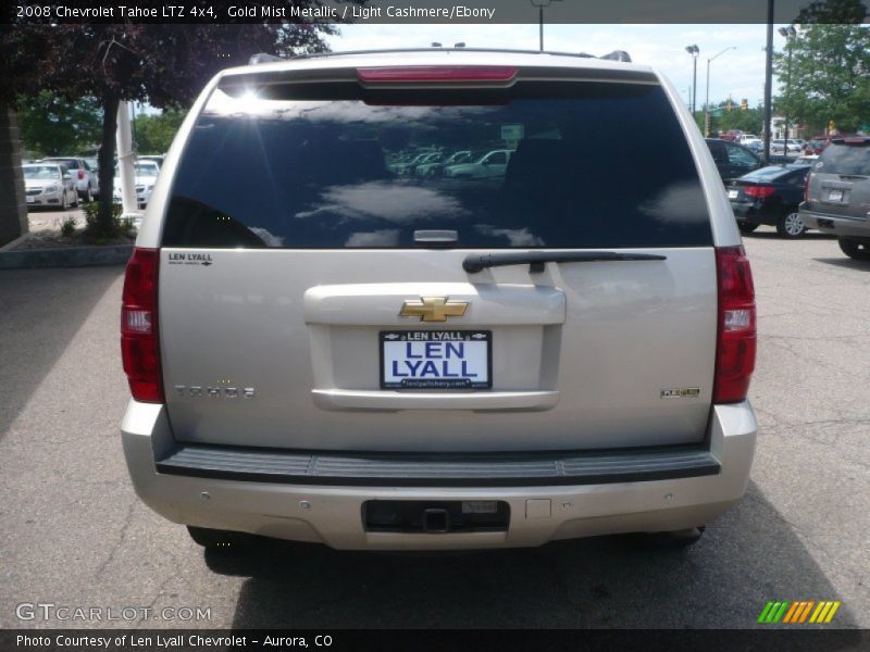 Gold Mist Metallic / Light Cashmere/Ebony 2008 Chevrolet Tahoe LTZ 4x4