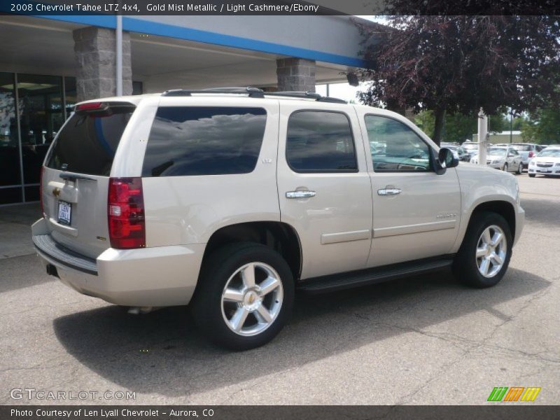 Gold Mist Metallic / Light Cashmere/Ebony 2008 Chevrolet Tahoe LTZ 4x4