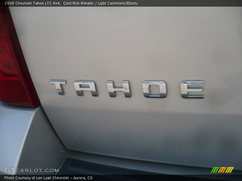 Gold Mist Metallic / Light Cashmere/Ebony 2008 Chevrolet Tahoe LTZ 4x4