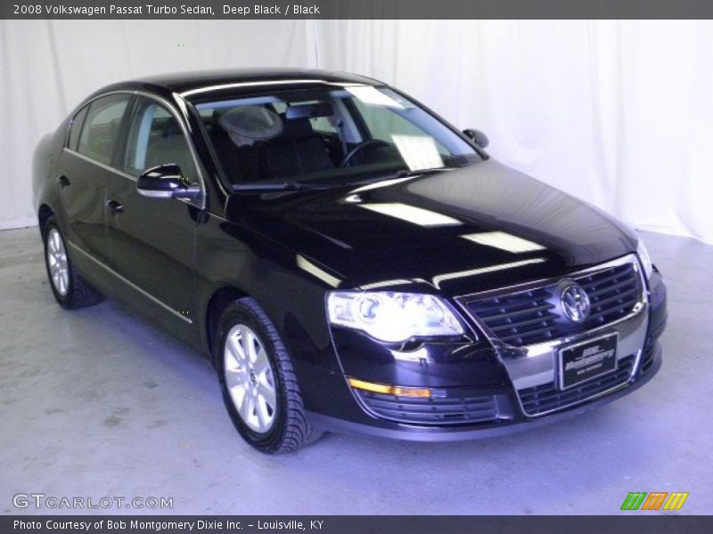 Deep Black / Black 2008 Volkswagen Passat Turbo Sedan