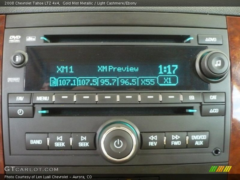 Controls of 2008 Tahoe LTZ 4x4