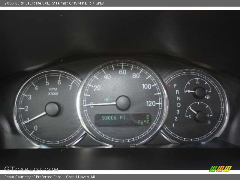 Steelmist Gray Metallic / Gray 2005 Buick LaCrosse CXL