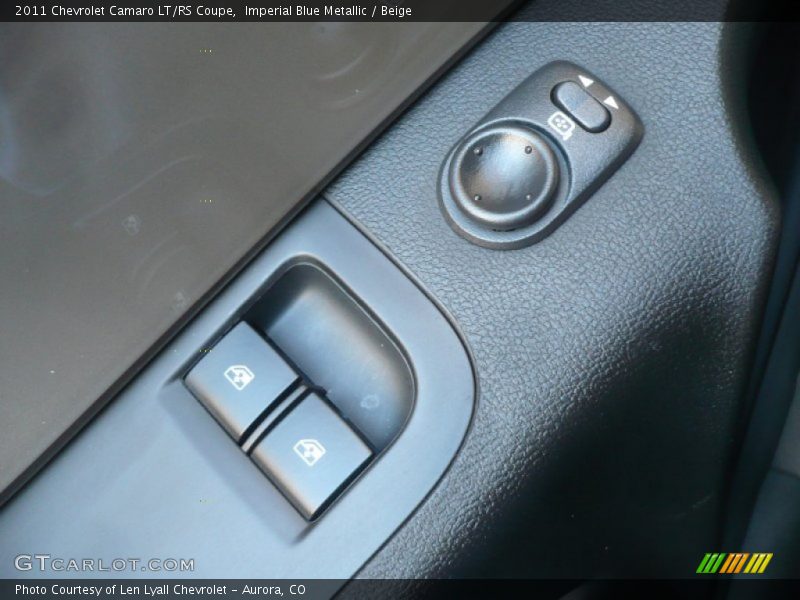 Imperial Blue Metallic / Beige 2011 Chevrolet Camaro LT/RS Coupe