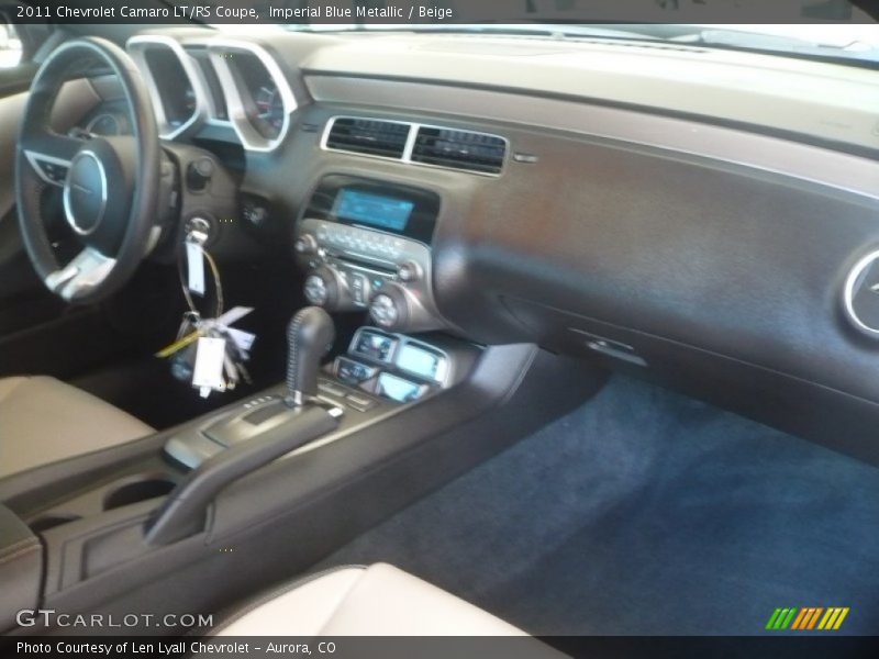 Imperial Blue Metallic / Beige 2011 Chevrolet Camaro LT/RS Coupe