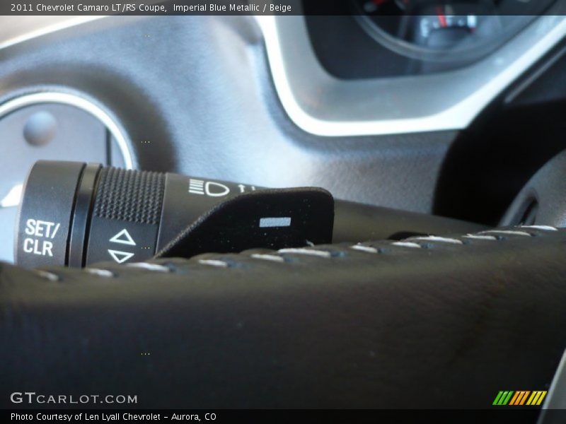 Imperial Blue Metallic / Beige 2011 Chevrolet Camaro LT/RS Coupe