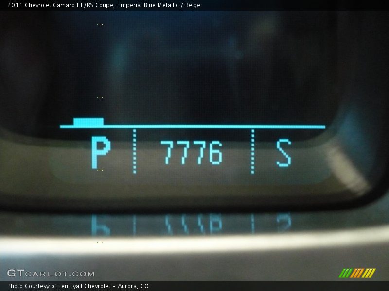 Imperial Blue Metallic / Beige 2011 Chevrolet Camaro LT/RS Coupe
