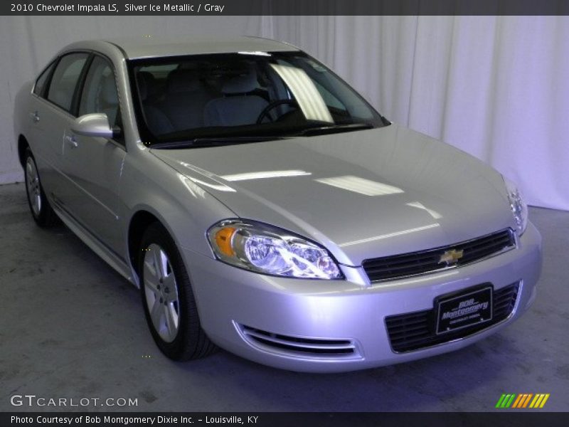 Silver Ice Metallic / Gray 2010 Chevrolet Impala LS