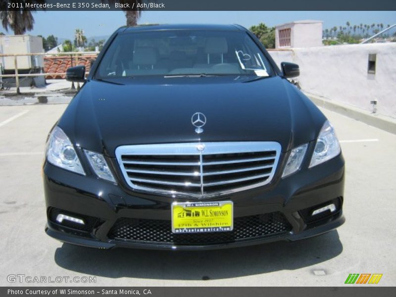 Black / Ash/Black 2011 Mercedes-Benz E 350 Sedan