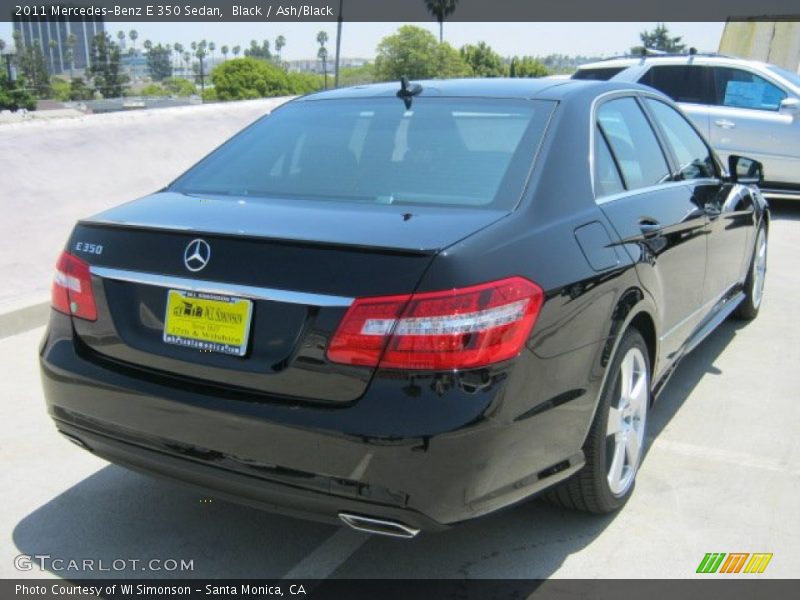 Black / Ash/Black 2011 Mercedes-Benz E 350 Sedan
