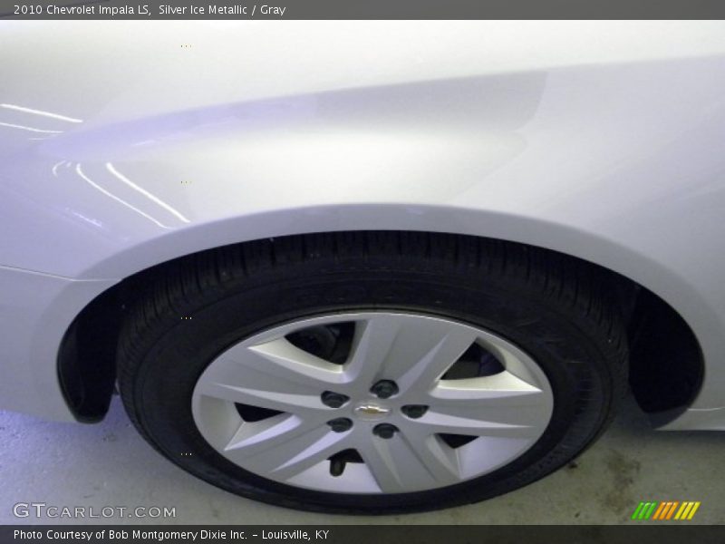 Silver Ice Metallic / Gray 2010 Chevrolet Impala LS