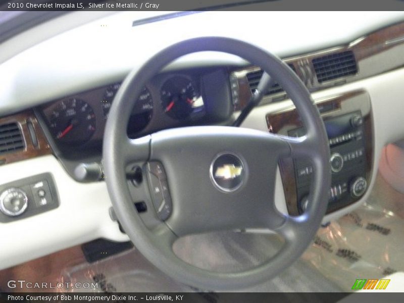 Silver Ice Metallic / Gray 2010 Chevrolet Impala LS