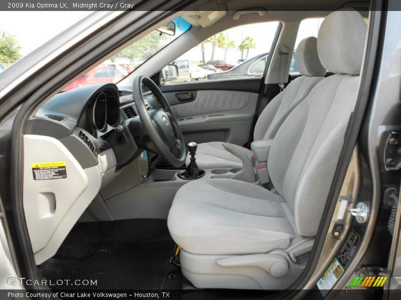 Midnight Gray / Gray 2009 Kia Optima LX