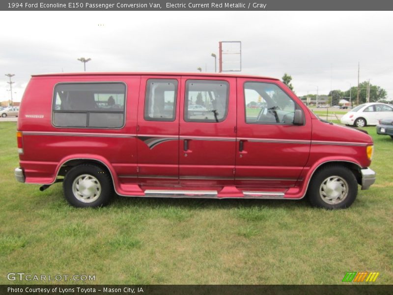  1994 Econoline E150 Passenger Conversion Van Electric Current Red Metallic