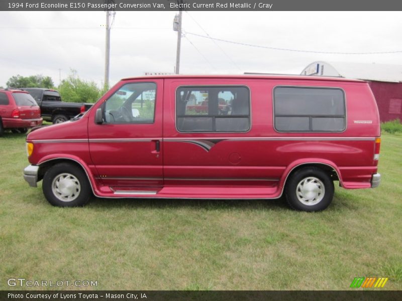  1994 Econoline E150 Passenger Conversion Van Electric Current Red Metallic