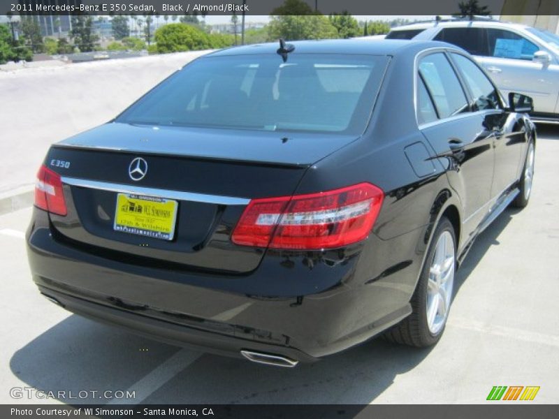 Black / Almond/Black 2011 Mercedes-Benz E 350 Sedan