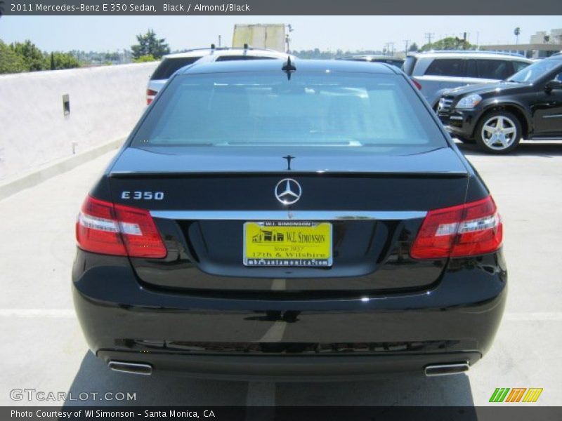 Black / Almond/Black 2011 Mercedes-Benz E 350 Sedan
