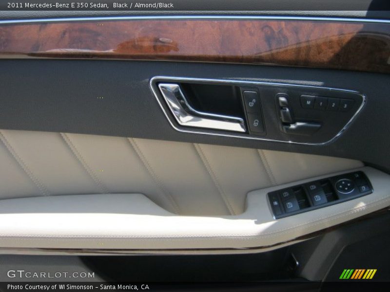 Black / Almond/Black 2011 Mercedes-Benz E 350 Sedan