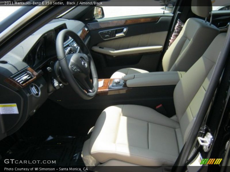 Black / Almond/Black 2011 Mercedes-Benz E 350 Sedan