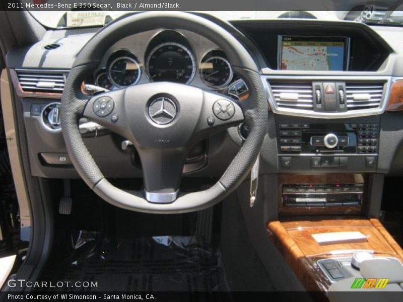 Black / Almond/Black 2011 Mercedes-Benz E 350 Sedan