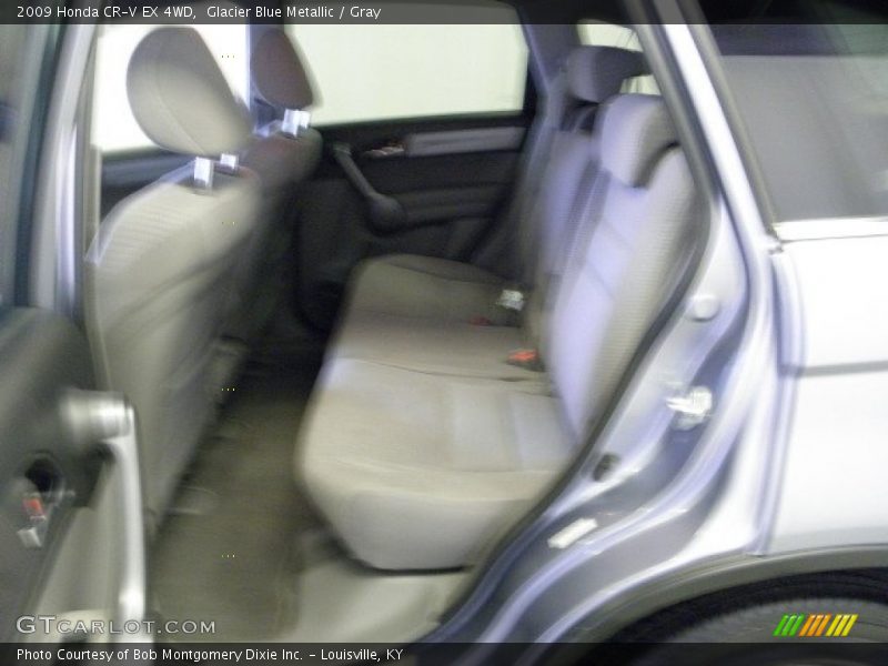 Glacier Blue Metallic / Gray 2009 Honda CR-V EX 4WD