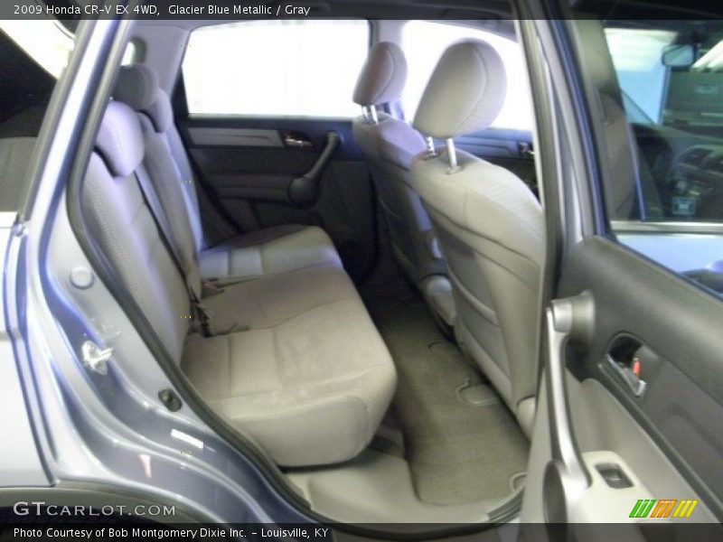 Glacier Blue Metallic / Gray 2009 Honda CR-V EX 4WD