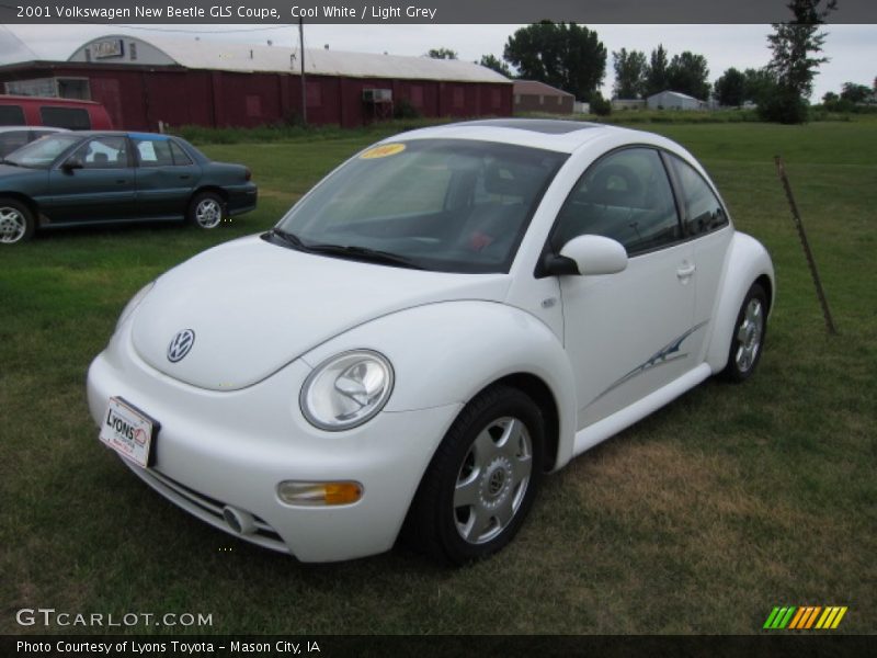 Cool White / Light Grey 2001 Volkswagen New Beetle GLS Coupe