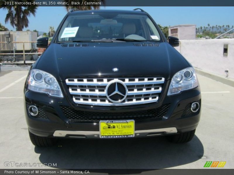 Black / Cashmere 2011 Mercedes-Benz ML 350 4Matic