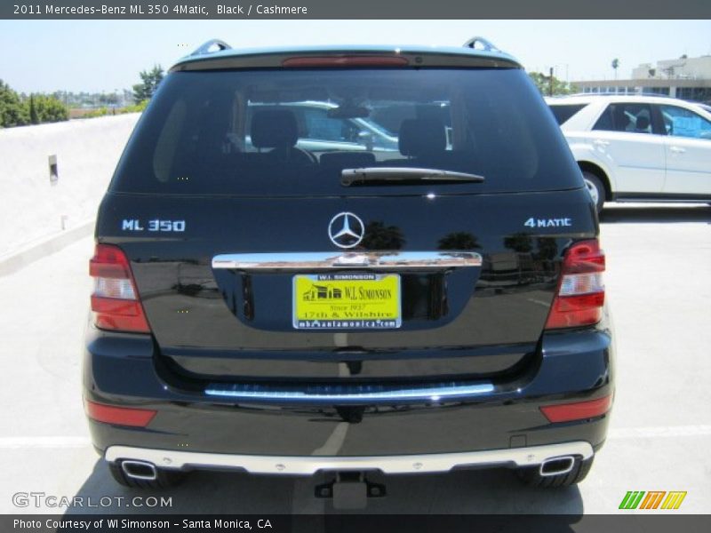 Black / Cashmere 2011 Mercedes-Benz ML 350 4Matic