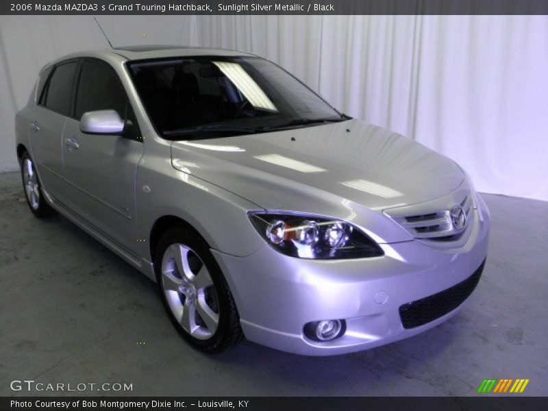 Sunlight Silver Metallic / Black 2006 Mazda MAZDA3 s Grand Touring Hatchback