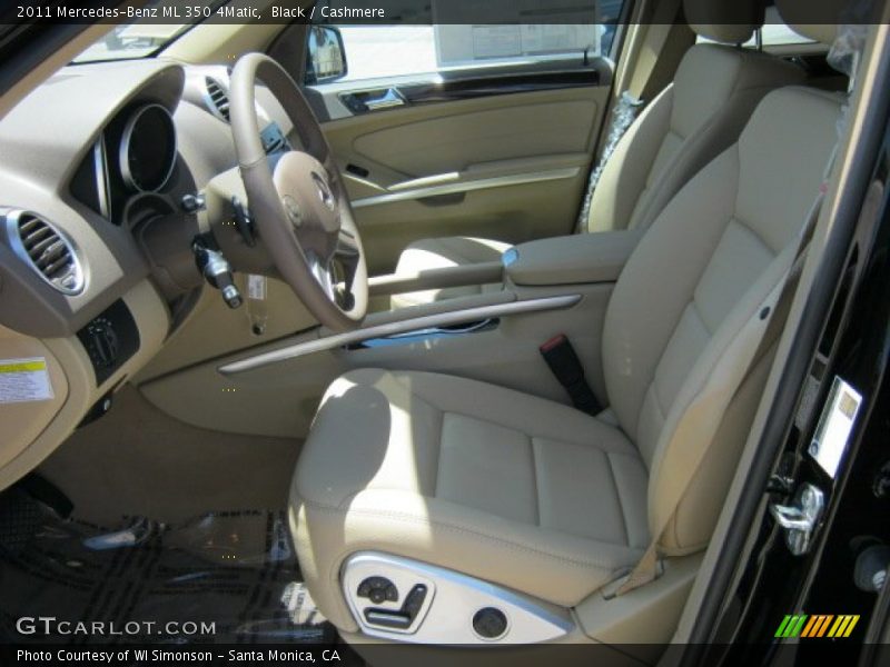 Black / Cashmere 2011 Mercedes-Benz ML 350 4Matic