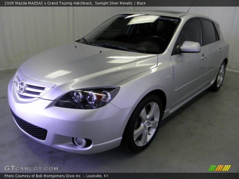 Sunlight Silver Metallic / Black 2006 Mazda MAZDA3 s Grand Touring Hatchback