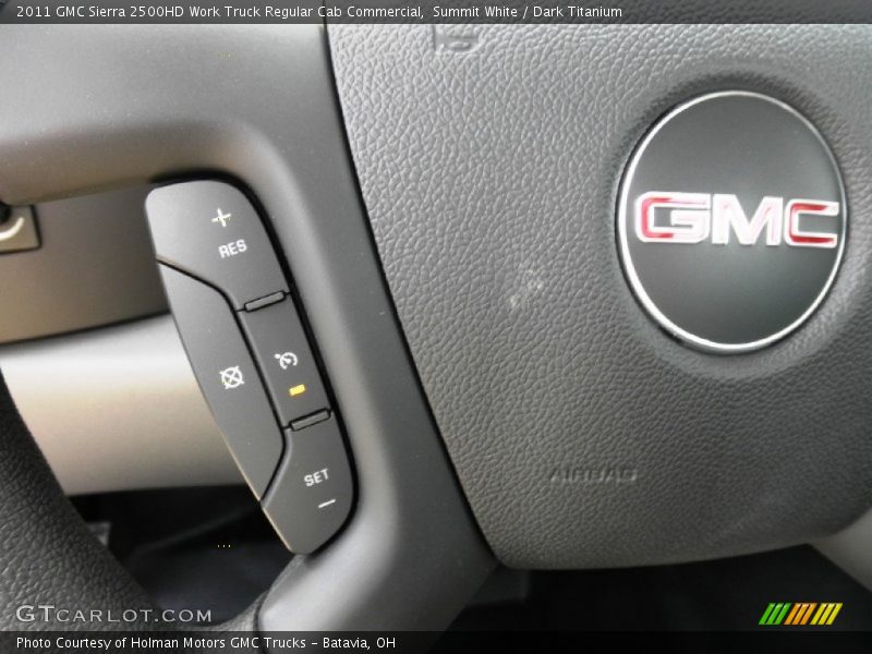 Summit White / Dark Titanium 2011 GMC Sierra 2500HD Work Truck Regular Cab Commercial
