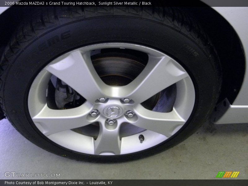 Sunlight Silver Metallic / Black 2006 Mazda MAZDA3 s Grand Touring Hatchback