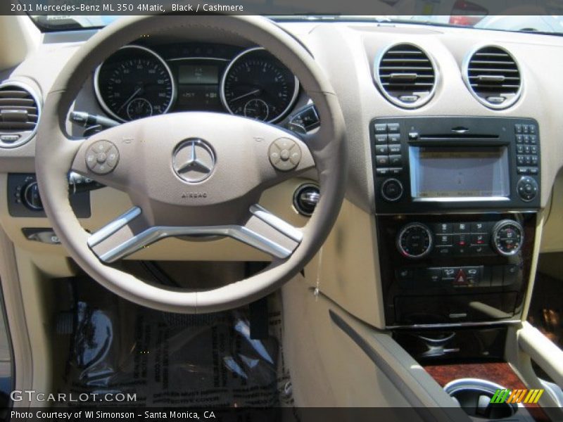Black / Cashmere 2011 Mercedes-Benz ML 350 4Matic