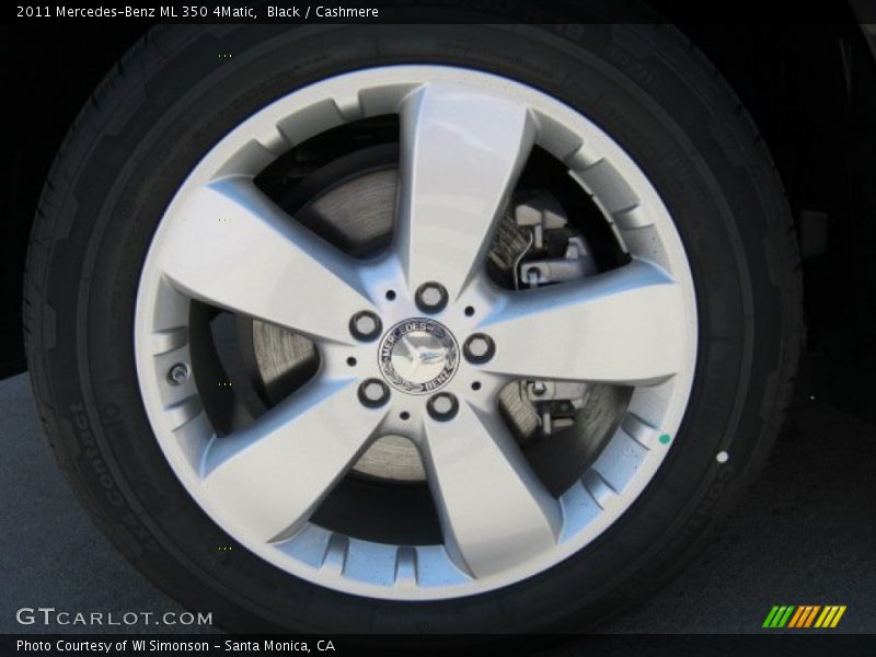 Black / Cashmere 2011 Mercedes-Benz ML 350 4Matic