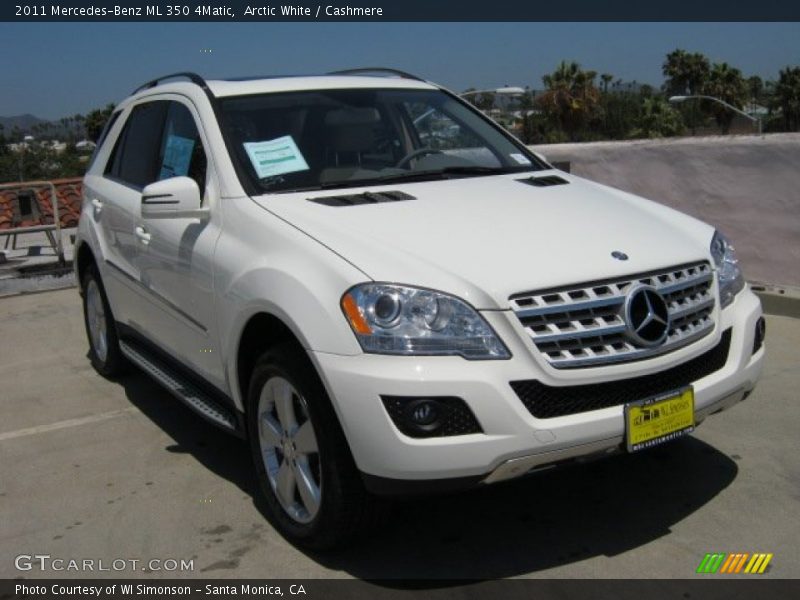 Arctic White / Cashmere 2011 Mercedes-Benz ML 350 4Matic